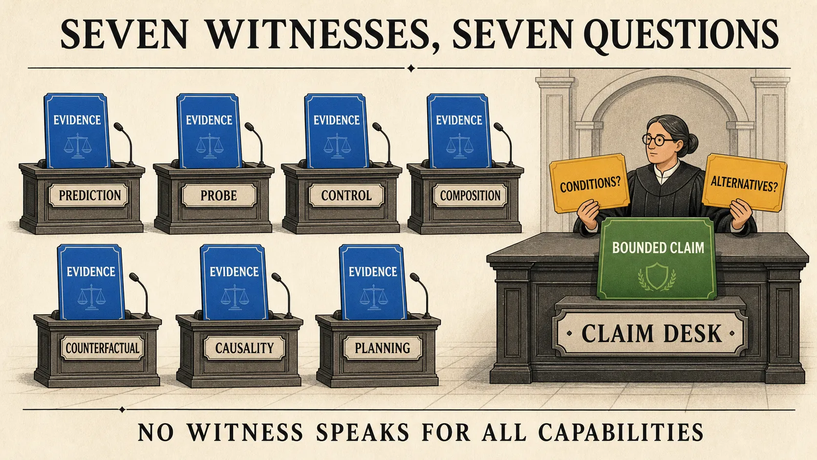 Seven witnesses bring different evidence and cannot speak for one universal “understanding” claim.